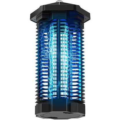 UV Bug Zapper Light with High Voltage Grid and Collection Compartment