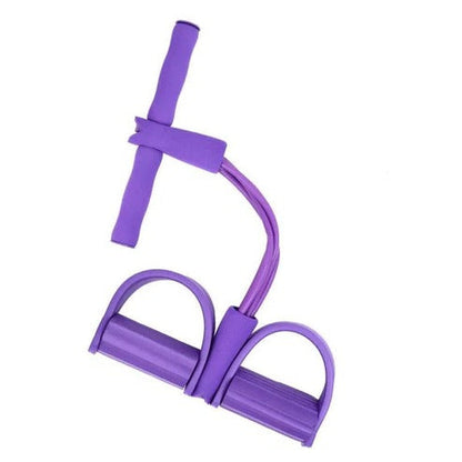 Pedal Resistance Bands with Handles and Foot Anchors for Full Body Training