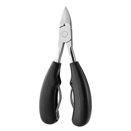 Wide Jaw Nail Clipper Set with Curved Blade and Non-Slip Grip for Thick Nails