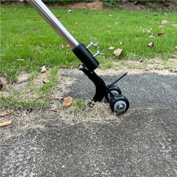 Weed Puller for Patio Cracks with Adjustable Metal Blade and Wooden Handle