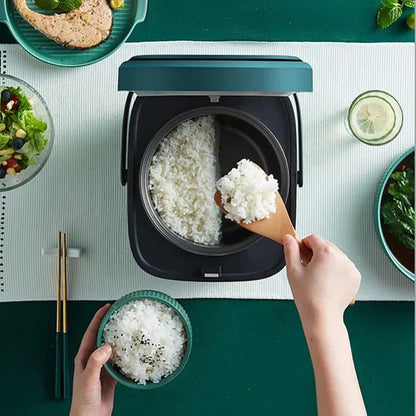 Compact Rice Cooker with Steamer Tray and Keep Warm Function, 1.2 Quart All Vera Mart