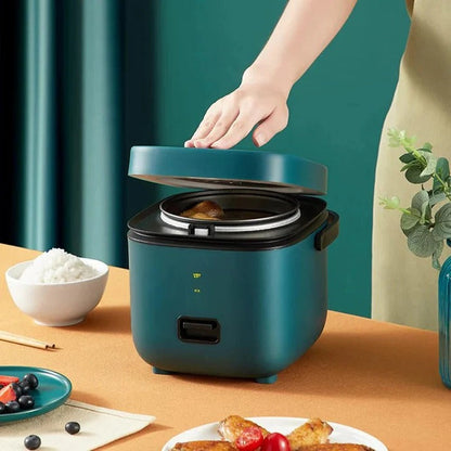 Compact Rice Cooker with Steamer Tray and Keep Warm Function, 1.2 Quart All Vera Mart