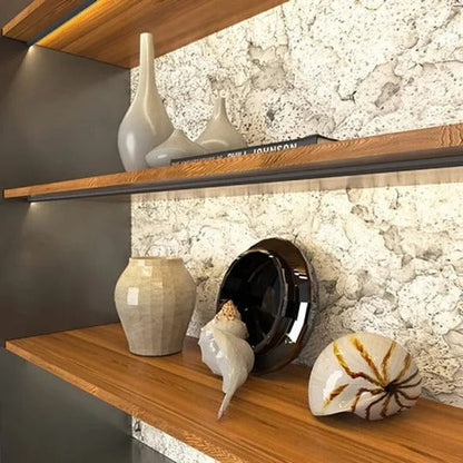 Angled LED Under Cabinet Lighting Bar with Sensor Switch and Trimmable Design