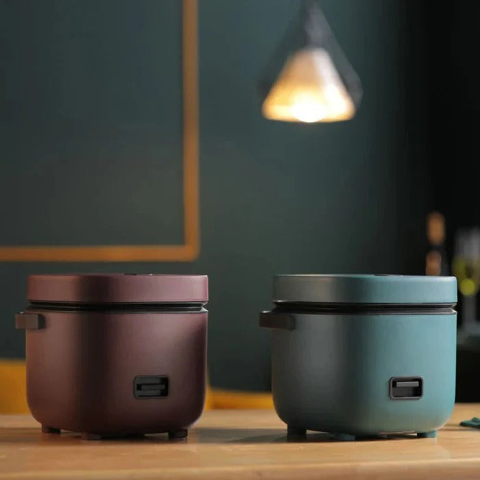 Compact Rice Cooker with Steamer Tray and Keep Warm Function, 1.2 Quart All Vera Mart