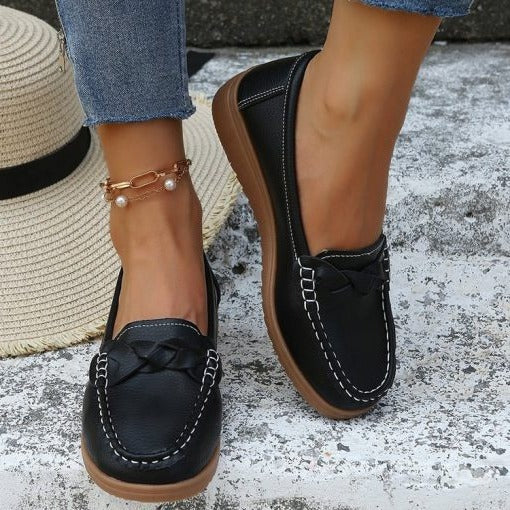 Slip On Loafers with 3D Arch Support and Wide Toe Box for Women