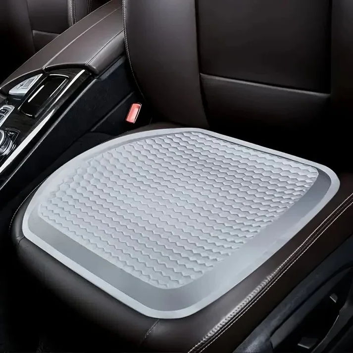 Gel Memory Foam Seat Cushion with Honeycomb Airflow and Ergonomic Support for Cars and Office Chairs
