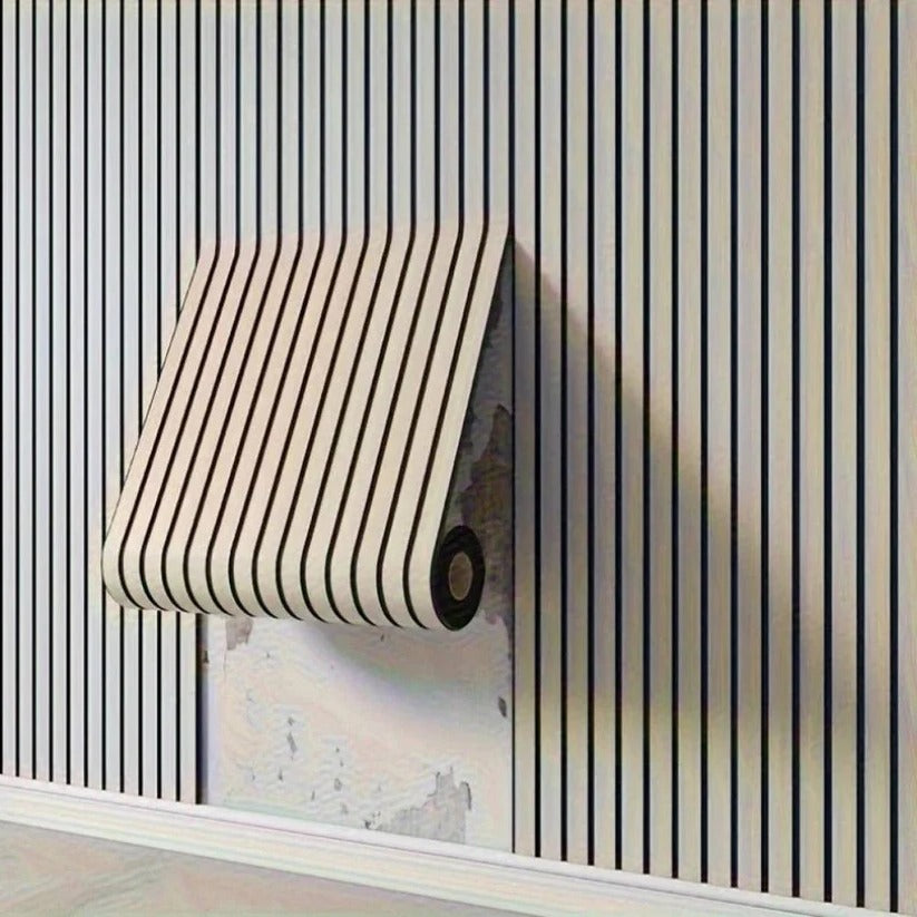 Self Adhesive Wall Panels with 3D Wood Grain Texture and Sound Absorption