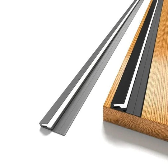Angled LED Under Cabinet Lighting Bar with Sensor Switch and Trimmable Design