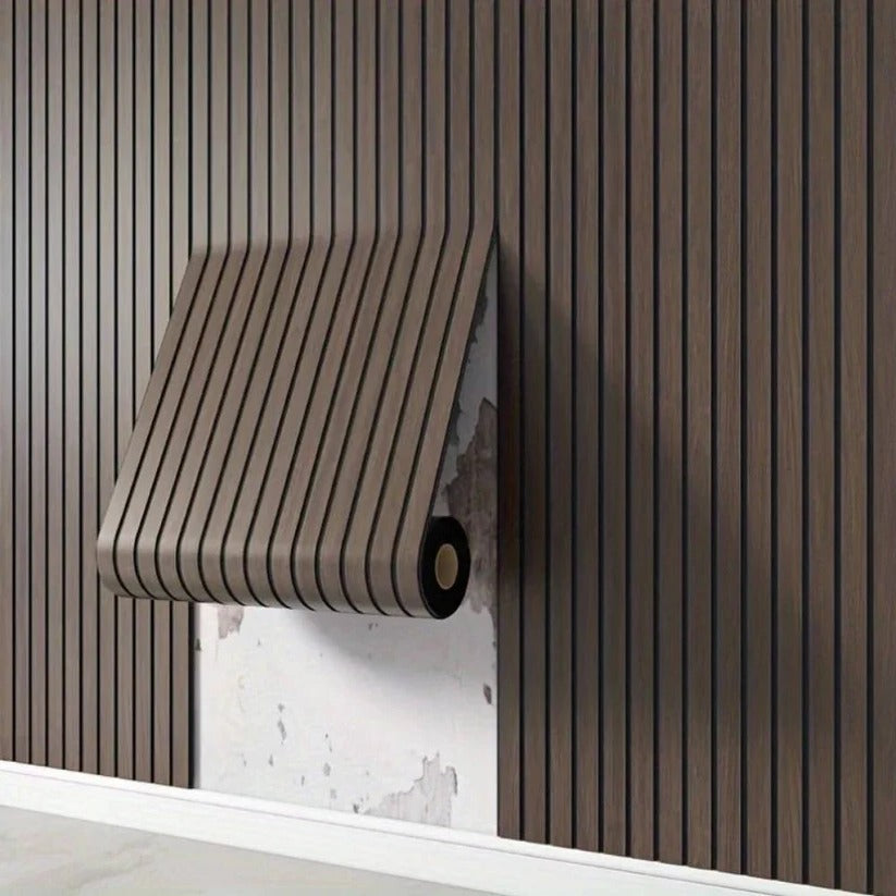 Self Adhesive Wall Panels with 3D Wood Grain Texture and Sound Absorption