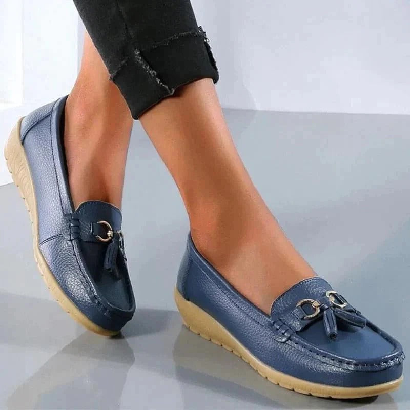Women's Slip On Loafers with Arch Support Insole and Breathable Upper
