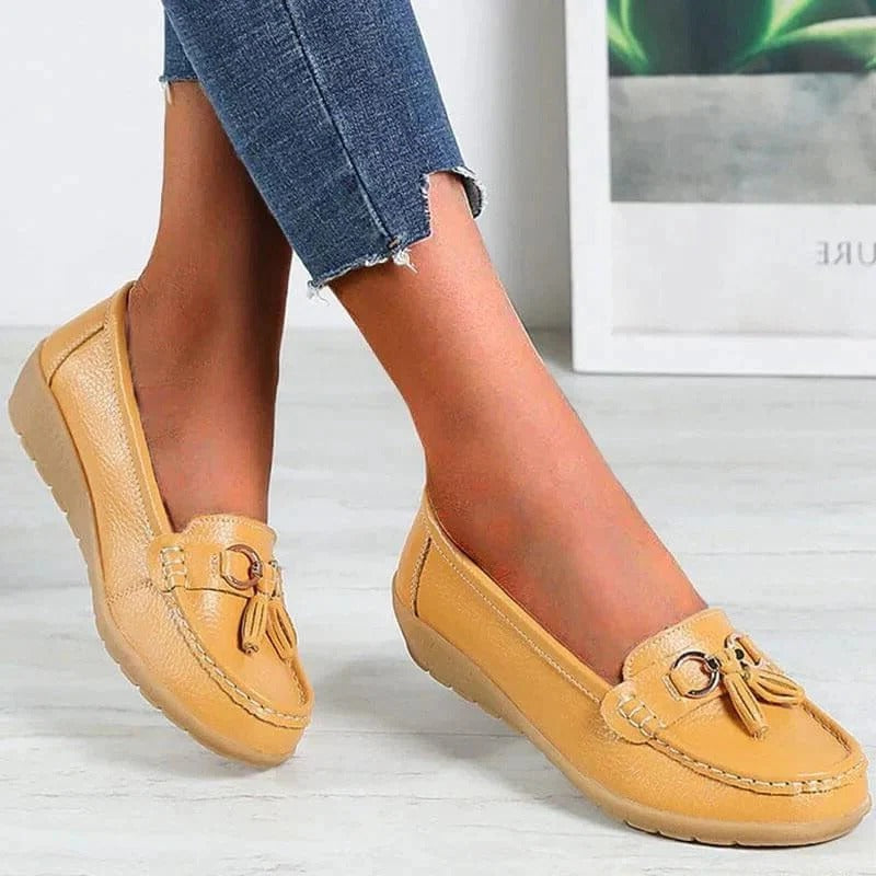 Women's Slip On Loafers with Arch Support Insole and Breathable Upper