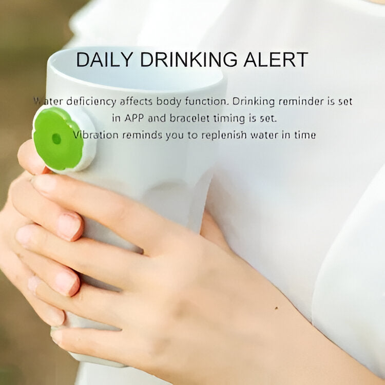 Smart Fitness Bracelet with Heart Rate Tracking and Step Counter, Color Touch Display