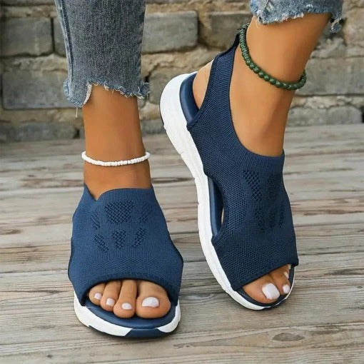 Cushioned Sport Sandals with Arch Support and Adjustable Straps for Women