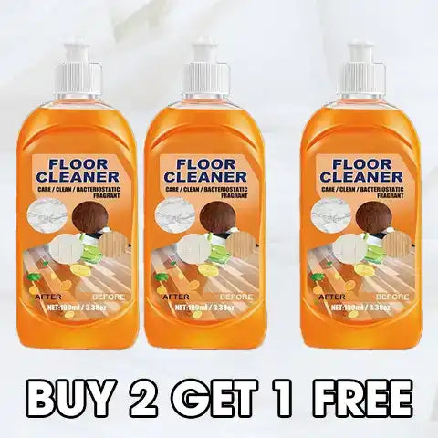 Lemon Floor Cleaner Concentrate with Plant-Derived Surfactants for Sealed Surfaces