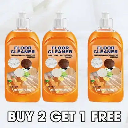 Lemon Floor Cleaner Concentrate with Plant-Derived Surfactants for Sealed Surfaces