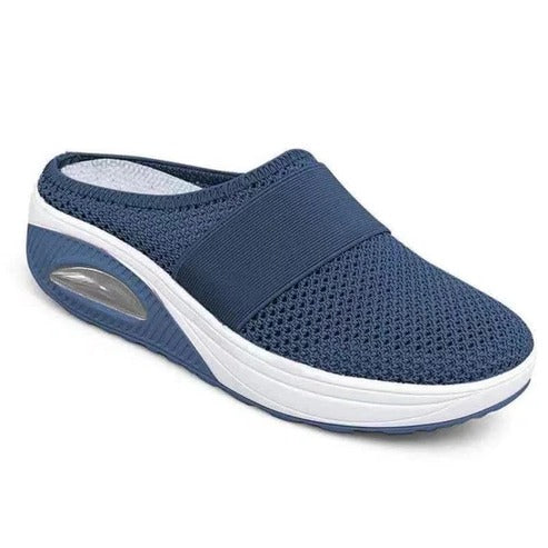 Orthopedic Slippers with Molded Arch Support and Ventilated Upper, Slip-On Design All Vera Mart