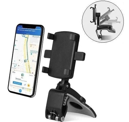 Smartphone Car Mount with 360-Degree Rotation and 180-Degree Tilt, Multi-Mount