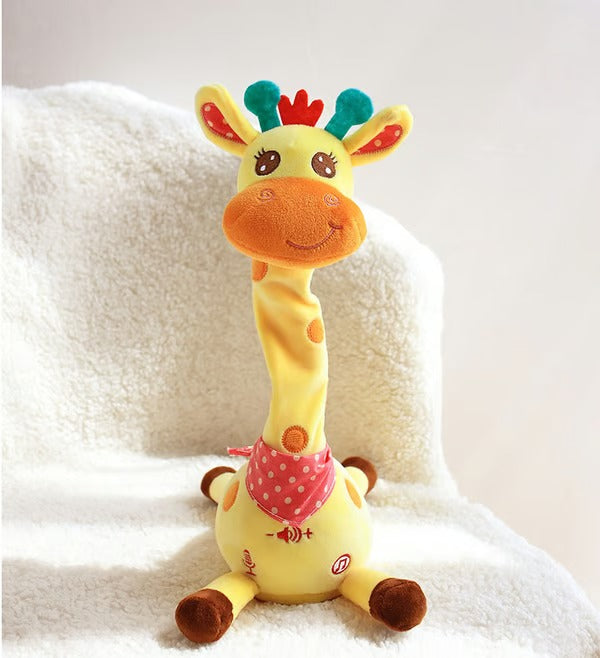 Interactive Plush Toy with 60 Songs and Voice Recording, 12-Inch Rechargeable