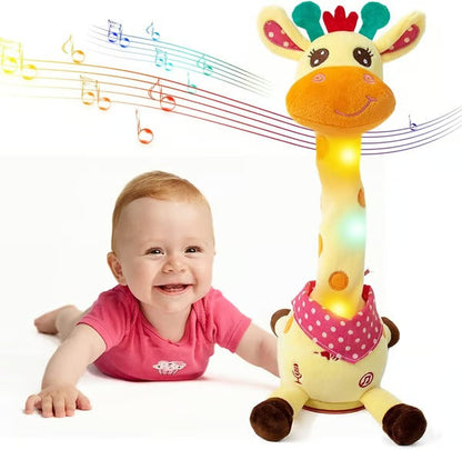 Interactive Plush Toy with 60 Songs and Voice Recording, 12-Inch Rechargeable