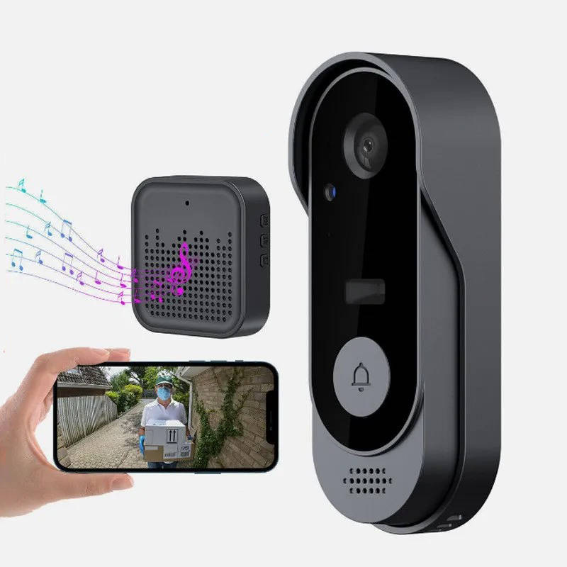 Smart Video Doorbell with Motion Detection and Night Vision, Two Way Audio