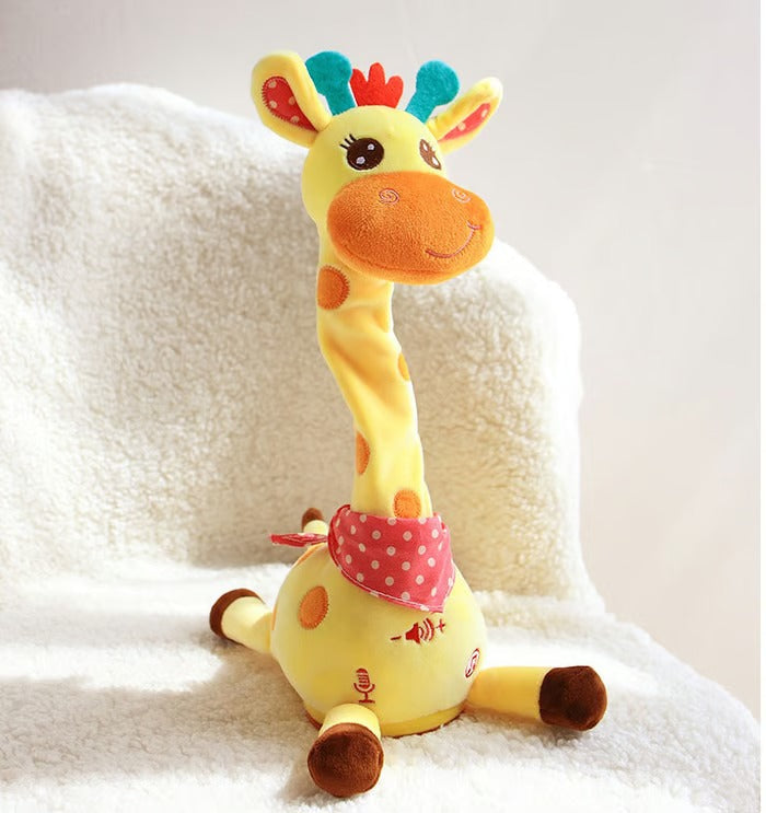 Interactive Plush Toy with 60 Songs and Voice Recording, 12-Inch Rechargeable