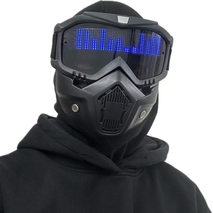 App Controlled Animated LED Mask with Drawing Tools and Text Scrolling