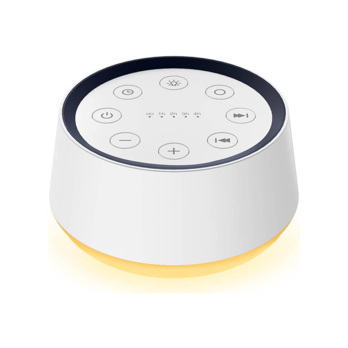 Sound Machine with 30 Soothing Sounds and 12-Color Night Light for Sleep