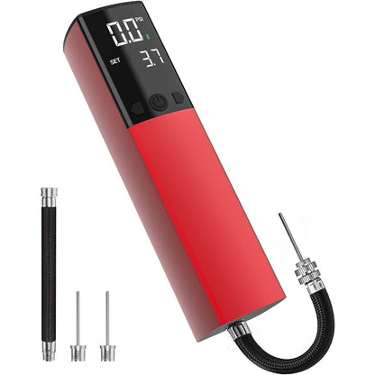 Electric Ball Pump with Digital Pressure Display and Auto Shutoff Sensor for Sports Balls