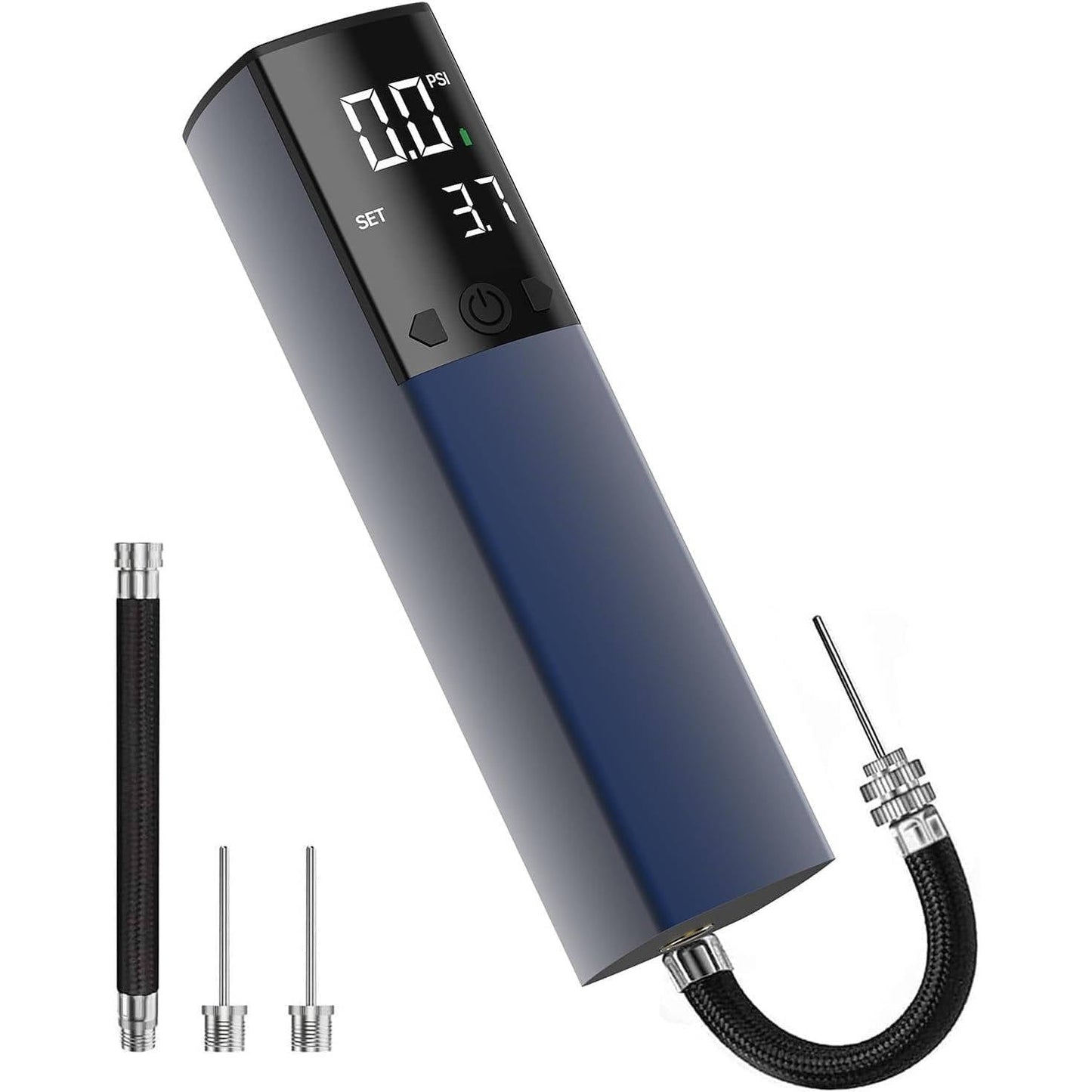 Electric Ball Pump with Digital Pressure Display and Auto Shutoff Sensor for Sports Balls