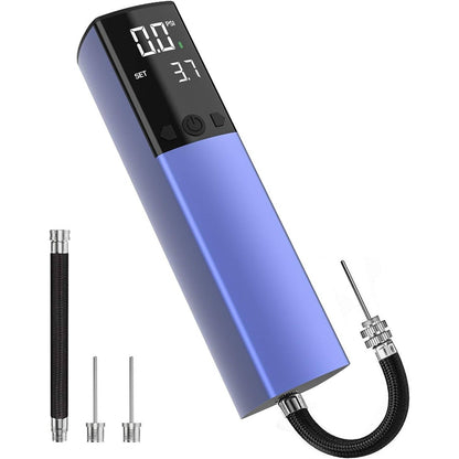 Electric Ball Pump with Digital Pressure Display and Auto Shutoff Sensor for Sports Balls