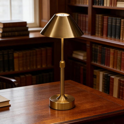 Rechargeable LED Table Lamp with Telescopic Height Adjustment and Color Temperature Control