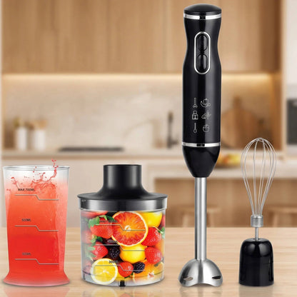 Hand Blender with Milk Frother and Chopper Bowl, 1000W 20 Speed