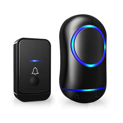 Wireless Doorbell System with 45 Chimes and LED Flash, 1000ft Range