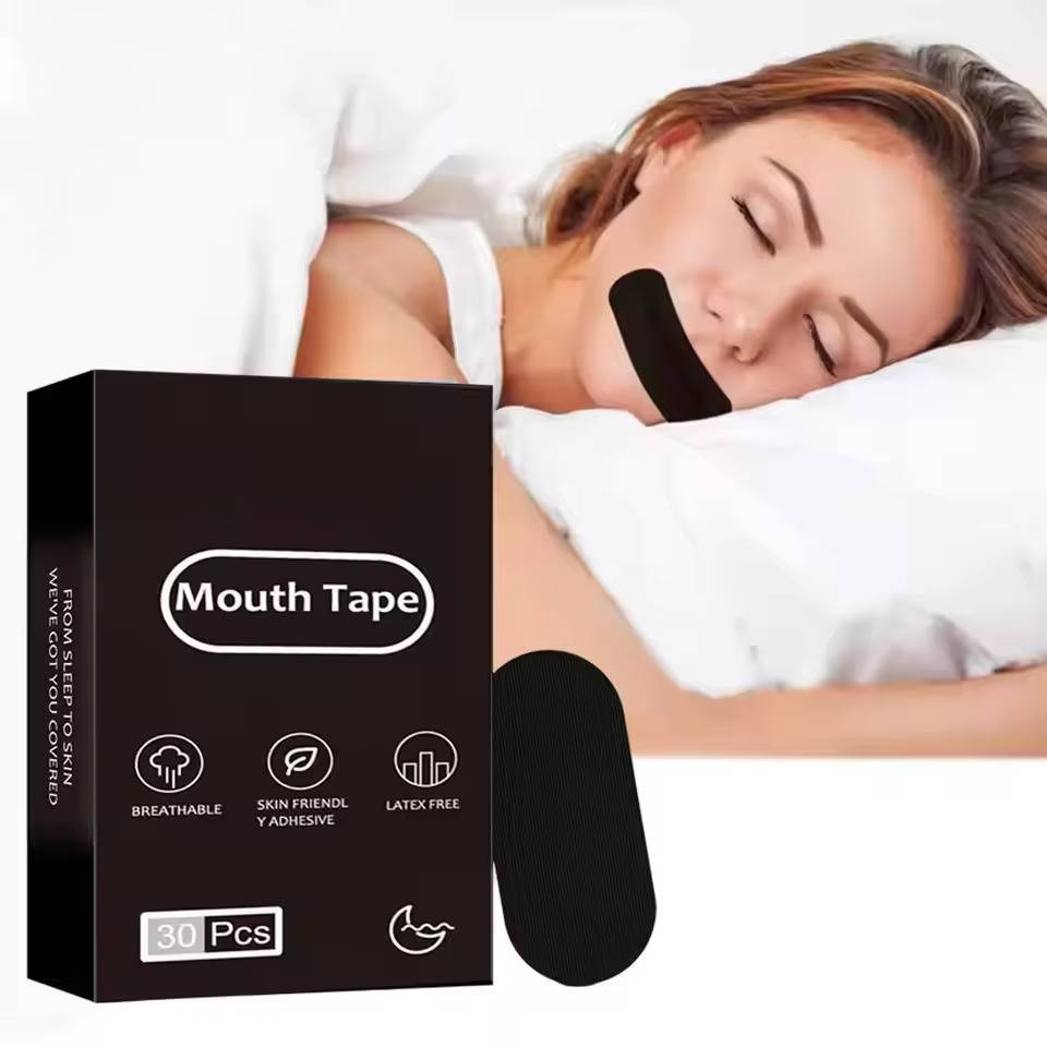 Mouth Breathing Sleep Tape with Microporous Design and Bamboo Charcoal Fiber