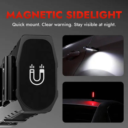 Rechargeable LED Flashlight with Magnetic Tail and UV Light, 1500 Lumens