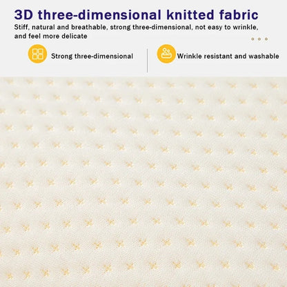 L-Shaped Arm Tunnel Pillow with Memory Foam and Breathable Knit Cover, Machine Washable