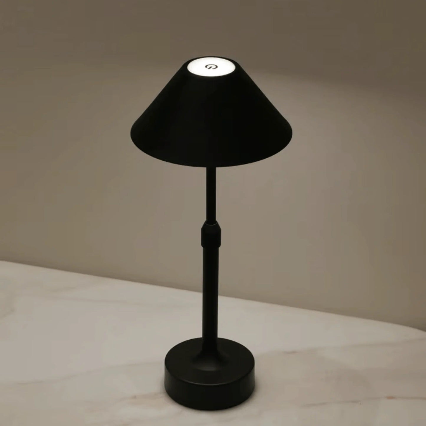 Rechargeable LED Table Lamp with Telescopic Height Adjustment and Color Temperature Control