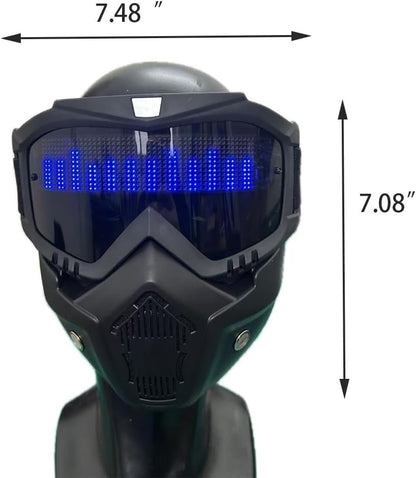 App Controlled Animated LED Mask with Drawing Tools and Text Scrolling