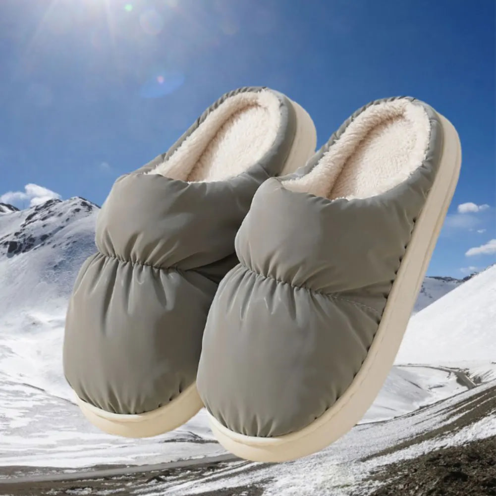 Heated Slippers with Detachable Cord and Non-Slip Sole for Men and Women