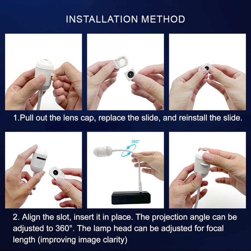Ceiling Star Projector Night Light with Touch Control and Dimmable Glow