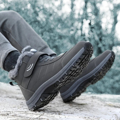 Women's Waterproof Slip-On Boots with Specialized Tread Sole and Plush Interior Lining