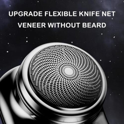 Mini Electric Shaver with 6 Stainless Steel Blades and 7200 RPM Motor, Wet or Dry