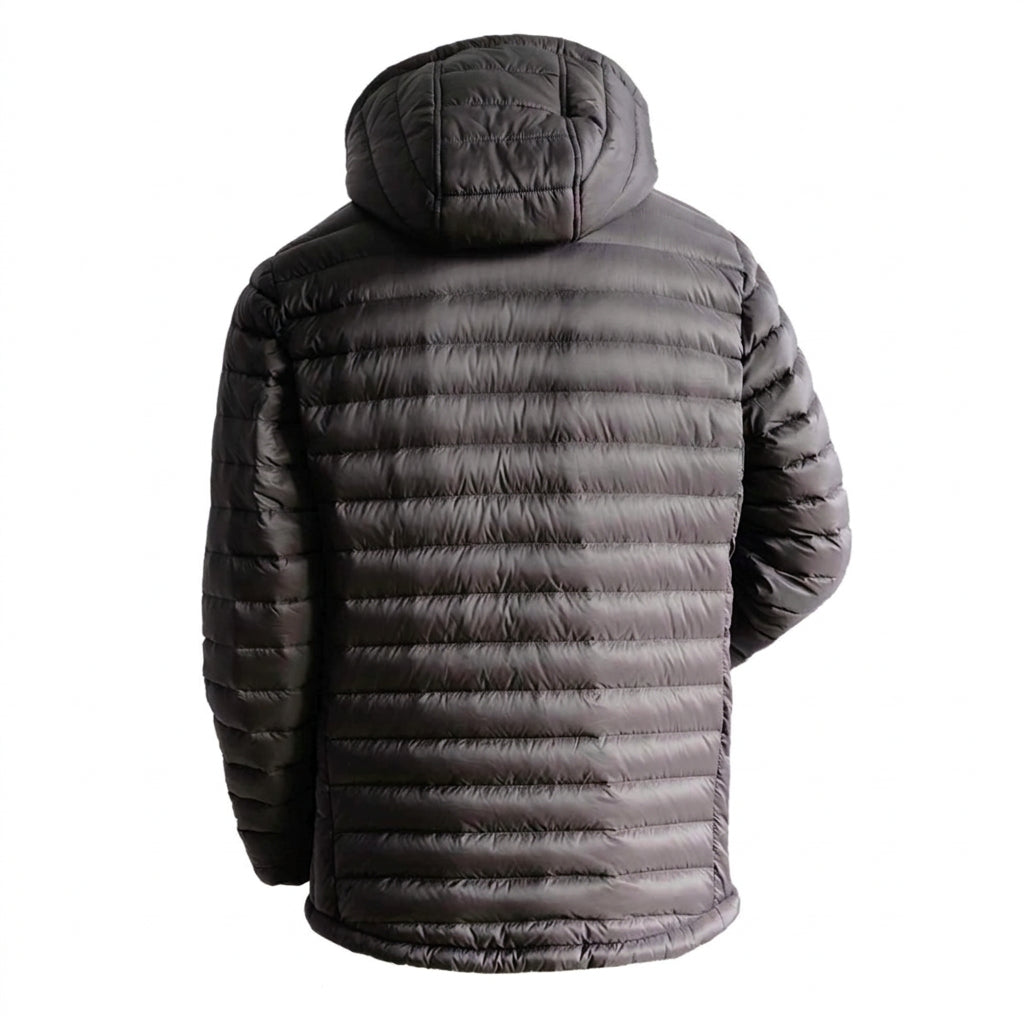 Down Jacket with 12V Heating System and Three Temperature Modes, Machine Washable