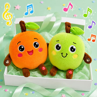 Interactive Parent-Child Plush Toy with Musical Sensory Activities and Shared Play Design