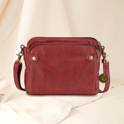 Convertible Crossbody Bag with Adjustable Strap and Card Slots for 10in Tablets