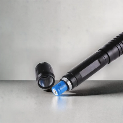 Blue Laser Torch with Adjustable Focus Ring and Fire Ignition, 16404ft Range