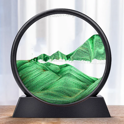 Rotating Sand Art Frame with Multiple Colors and Smooth Mechanism