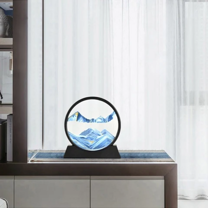 Rotating Sand Art Frame with Multiple Colors and Smooth Mechanism