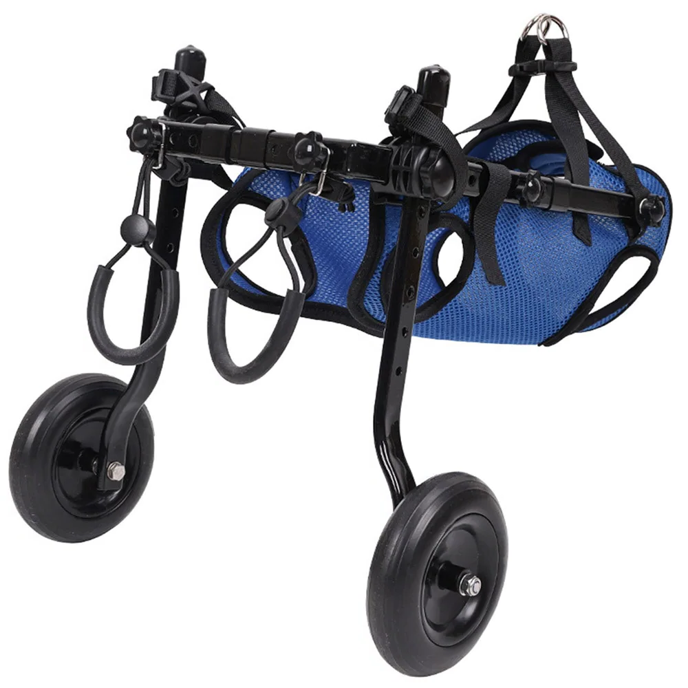 Adjustable Pet Wheelchair with Hind Leg Support and Wheels for Dogs and Cats