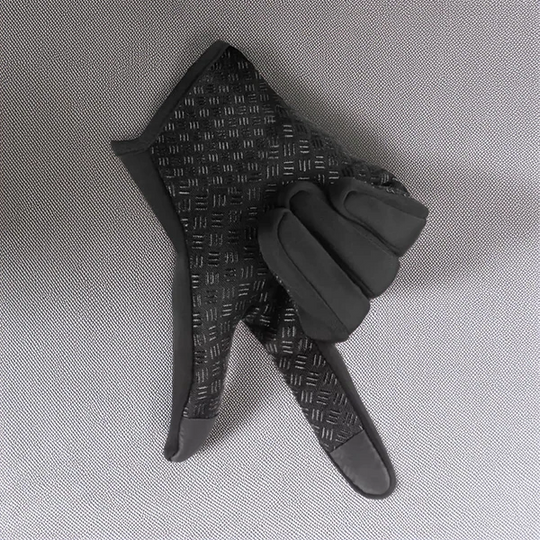 Winter Thermal Gloves with Three-Finger Touchscreen and Grip Palm